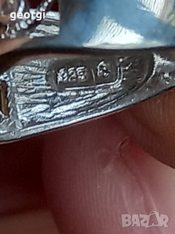 сребърен пръстен с камъни , снимка 7 - Пръстени - 44595937