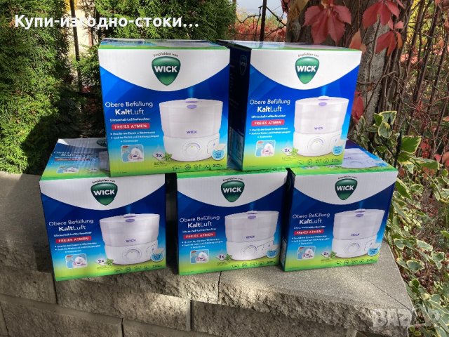 WICK овлажнител с горно пълнене Ултразвуков овлажнител със студен въздух - , 2 л воден резерв, снимка 3 - Други стоки за дома - 42707940