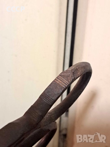 Стара кована ножица 1883 г, снимка 4 - Колекции - 52113938