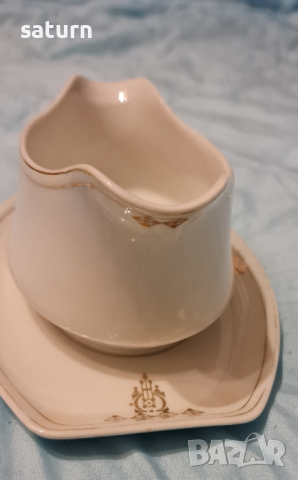 сосиера порцелан Чехословакия , снимка 4 - Сервизи - 44928863