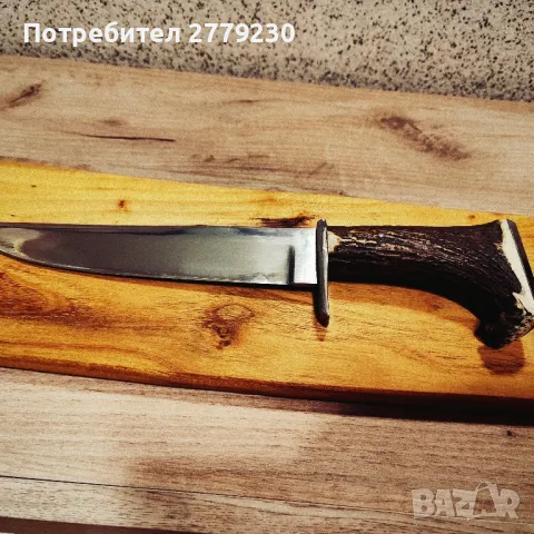 Ловен масивен нож Нов, част колекция , снимка 8 - Ножове - 49863995