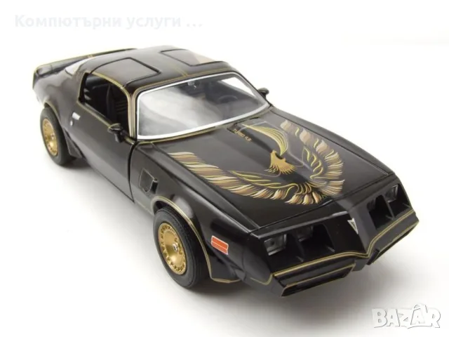Pontiac Firebird Trans Am 1977 - мащаб 1:24 на Greenlight моделът е нов в кутия, снимка 2 - Колекции - 55803561