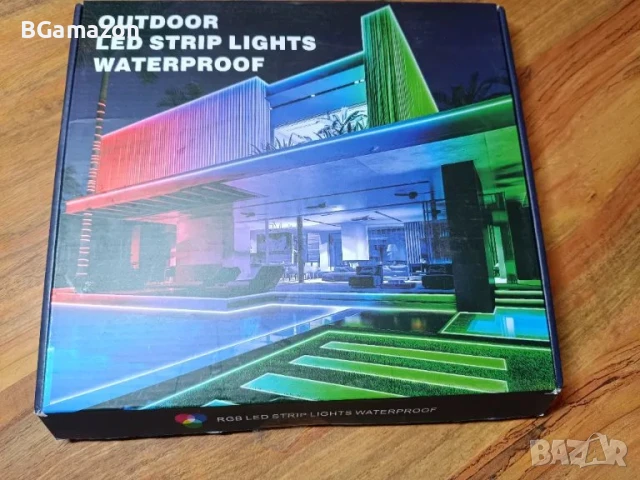 AILBTON 200 фута външни LED ленти, водоустойчиви, IP68 външни LED ленти, водоустойчиви с Bluetooth.., снимка 9 - Лед осветление - 50575463