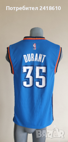 Adidas NBA Oklahoma City #35 Kevin Durant Mens Size S ОРИГИНАЛ! МЪЖКИ ПОТНИК!, снимка 5 - Спортни дрехи, екипи - 44600699