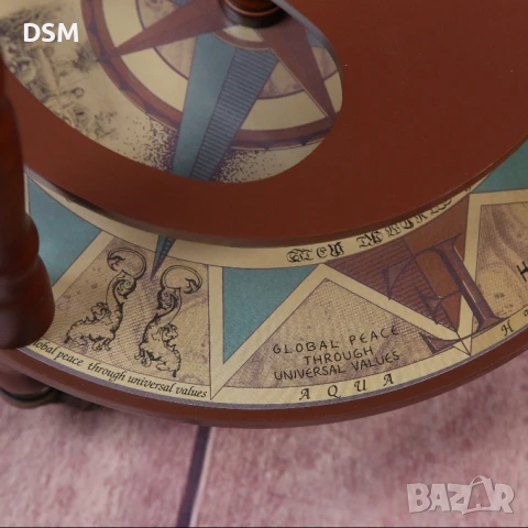 Нов Мини Бар Глобус - Светъл - Поставка за Бутилки  - Подарък - Юбилей!, снимка 3 - Маси - 43129062