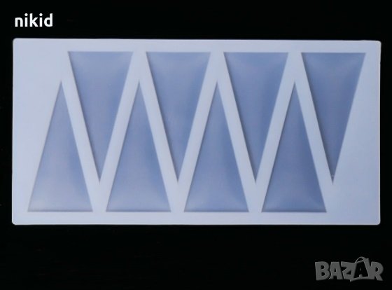 8 триъгълника триъгълник плитък силиконов молд форма за шоколад торта декор и др