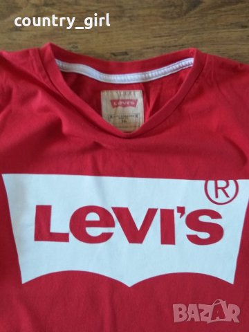 Levi's The Perfect Logo T-Shirt - страхотна дамска тениска , снимка 2 - Тениски - 29658182