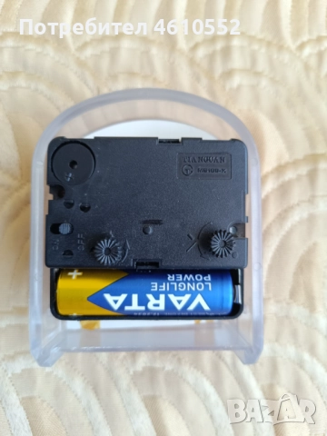 Будилник с батерия, снимка 2 - Друга електроника - 51986421