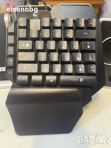 Ziyou Lang K15 Стилна персонализирана кабелна геймърска клавиатура за една ръка с Le L9g3