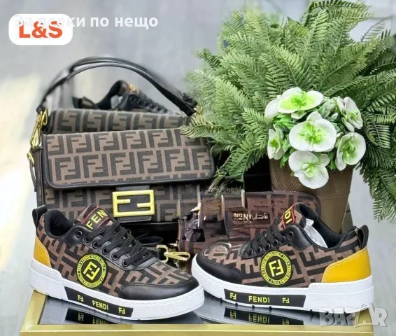 Fendi Дамски Маратонки👟Дамски Спортни Обувки Фенди - Различни Цветове Код SEM-216, снимка 4 - Маратонки - 55774162