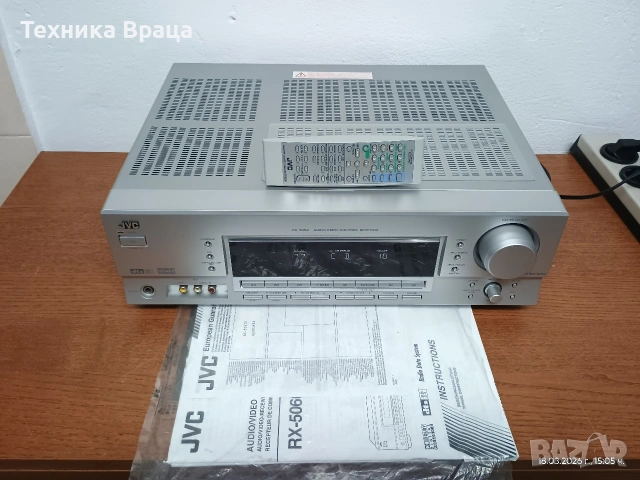 5 канален ресивър (усилвател) JVC RX-5062 S. ПЕРФЕКТЕН! , снимка 8 - Ресийвъри, усилватели, смесителни пултове - 53892483