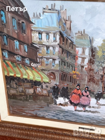 Старинна картина, снимка 2 - Картини - 51689164