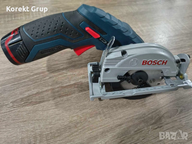 Акумулаторен ръчен циркуляр BOSCH GKS 12V-26 solo, снимка 7 - Други инструменти - 53954682