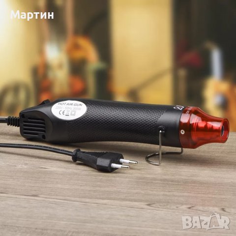 Мини пистолет за горещ въздух JCD 300W 220V - настолен, снимка 6 - Друга електроника - 37778875