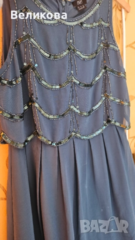 Тъмнозелена официална рокля, снимка 5 - Рокли - 52273933