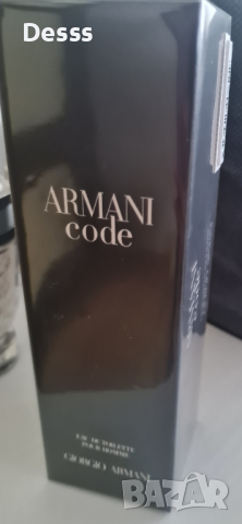 Armani Code Нов, с опаковка, снимка 2 - Мъжки парфюми - 44719708