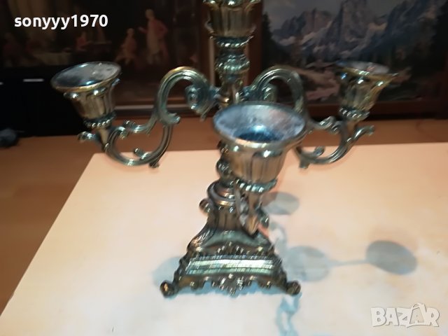 СВЕЩНИК ЗА 5 СВЕЩИ-ВНОС АНГЛИЯ 2405221449, снимка 13 - Антикварни и старинни предмети - 36861449