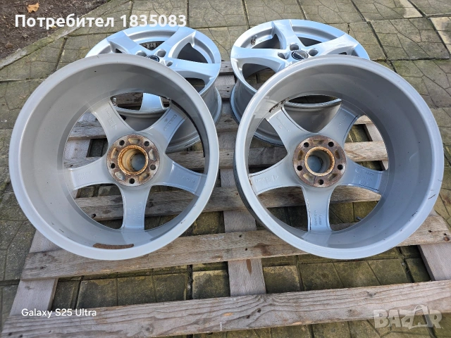 Лети джанти 17ки 5х114.3 Borbet, снимка 10 - Гуми и джанти - 53043950