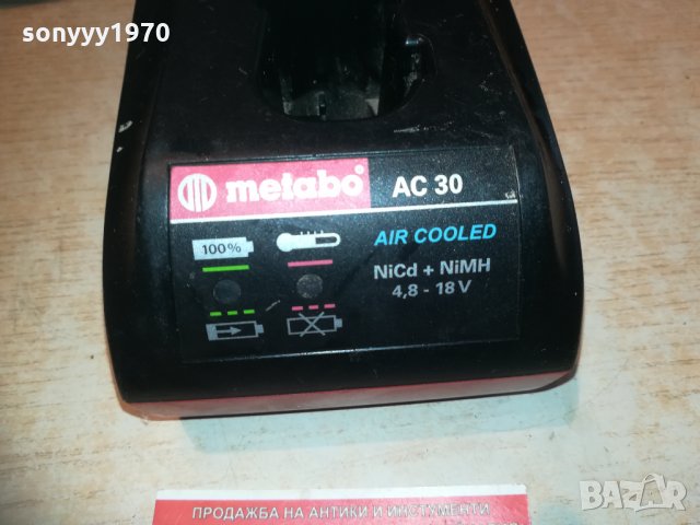 metabo ac30 air cooled 4.8-18v charger 1303211802, снимка 7 - Винтоверти - 32148088