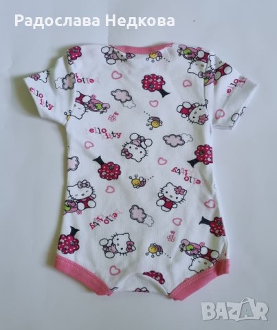 Летен гащеризон Кити - 56,62 см, снимка 3 - Бебешки гащеризони - 10640320