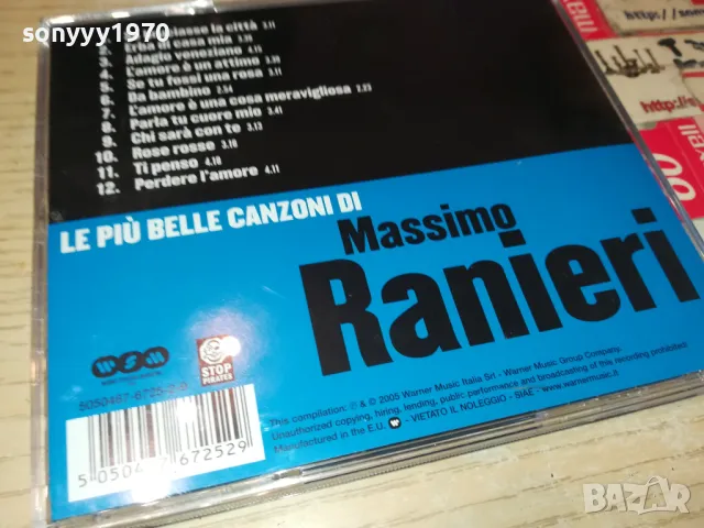 MASSIMO RANIERI-ORIGINAL CD 0604251109, снимка 3 - CD дискове - 49779396