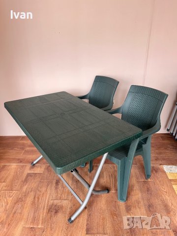 ПРОМО! Ратан пластмасов стол , снимка 9 - Столове - 40352299