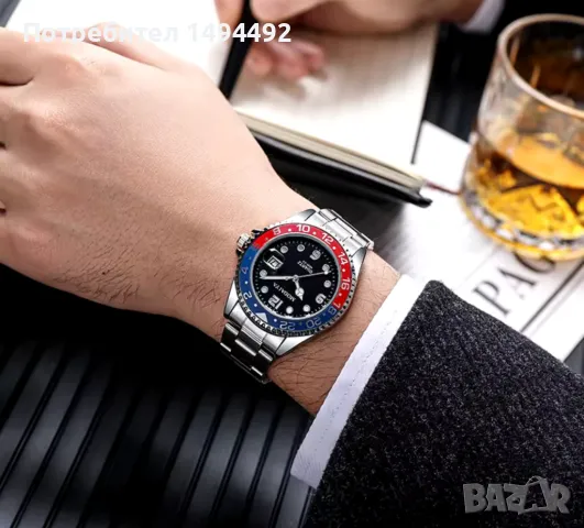 нов бизнес часовник, снимка 5 - Мъжки - 48296900