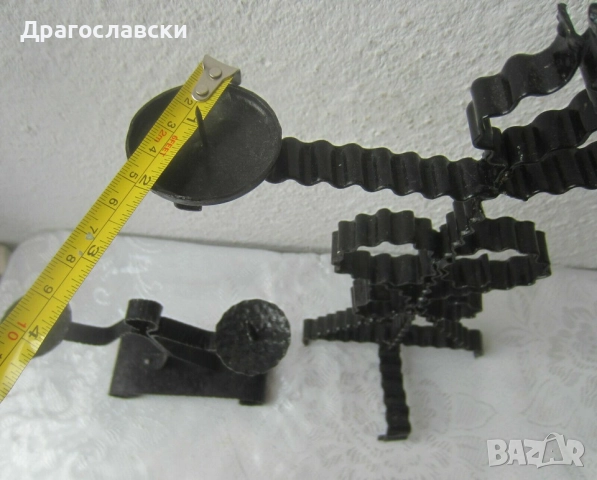 Различни свещници: свещник за 3 свещи с елени, човек, елха, елен, за стена, снимка 5 - Други - 28875988