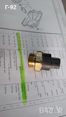 191959481A**NEU**VAG**VW**ДАТЧИК ЗА ВКЛЮЧВАНЕ НА ВЕНТИЛАТОРНАТА ПЕРКА **