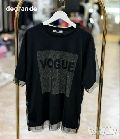 🍬🍬🍬 Дамска Тениска VOGUE , снимка 2 - Тениски - 54182837