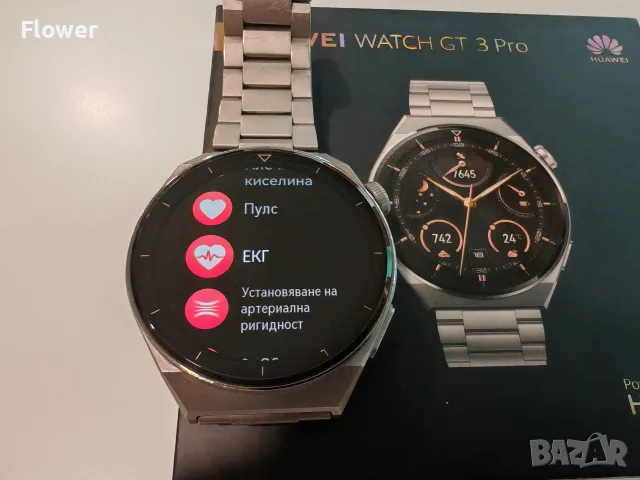 Huawei GT 3 Pro - Titanium, снимка 9 - Смарт часовници - 55887624