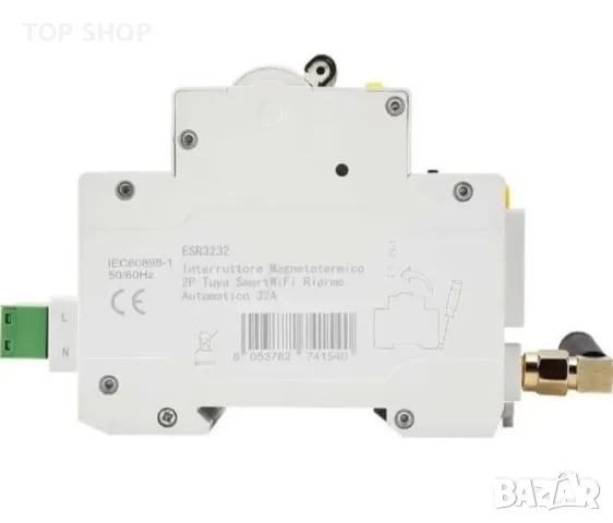 ETTROIT SMART WIFI термомагнитен превключвач 2P 32A автомат. нулиране, снимка 4 - Друга електроника - 48927002