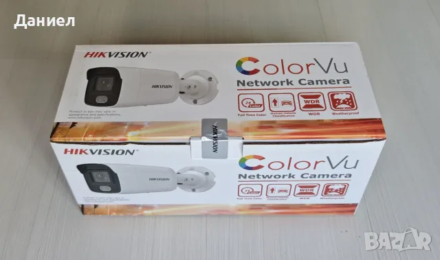8MP IP камера с микрофон Hikvision ColorVu DS-2CD2087G2-LU, снимка 2 - IP камери - 55957804