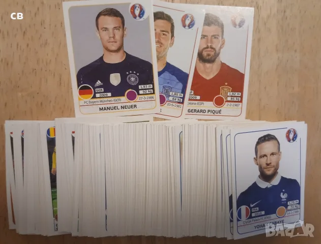 Лот стикери Панини евро 2016 euro 2016 Panini