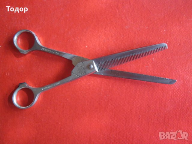 Уникална фризьорска ножица ножици Солинген, снимка 7 - Фризьорски принадлежности - 31781775