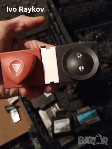 Бутон аварийни светлини Renault Megane 1.9 DCI , 8200095493