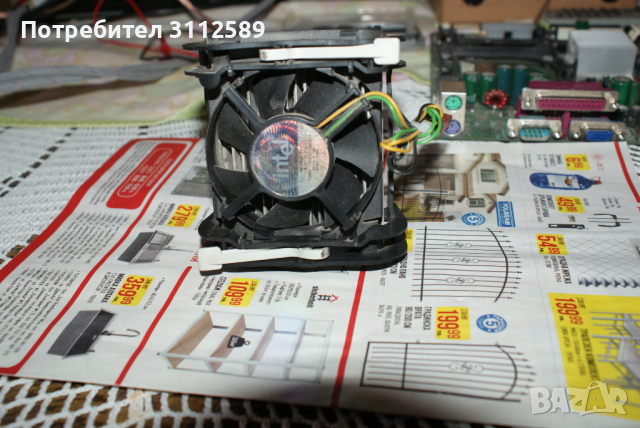 Дънна платка INTEL и процесор PENTIUM 4, снимка 3 - Дънни платки - 44668046