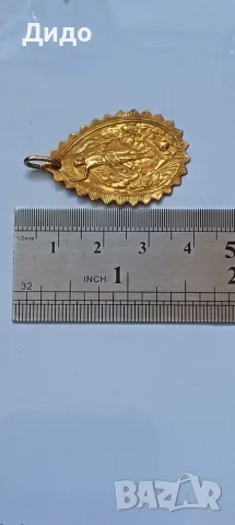 Златна кръщенка, снимка 3 - Колиета, медальони, синджири - 56475169
