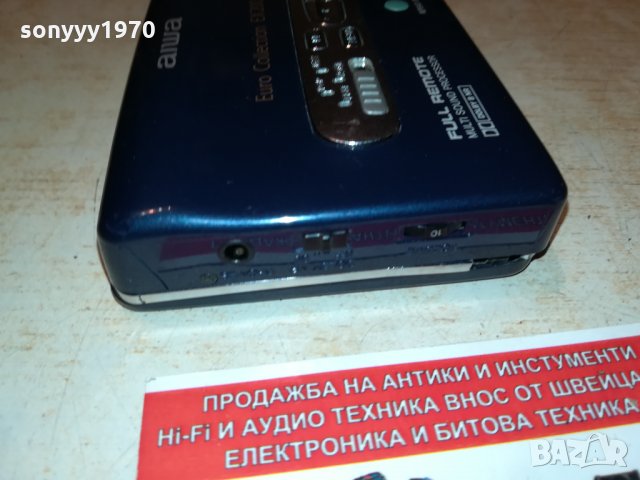 AIWA HS-EX200 METALL WALKMAN 1610211351, снимка 18 - Радиокасетофони, транзистори - 34482945