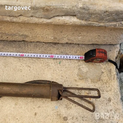 старинна бронзова автомобилна помпа, снимка 2 - Антикварни и старинни предмети - 47686106