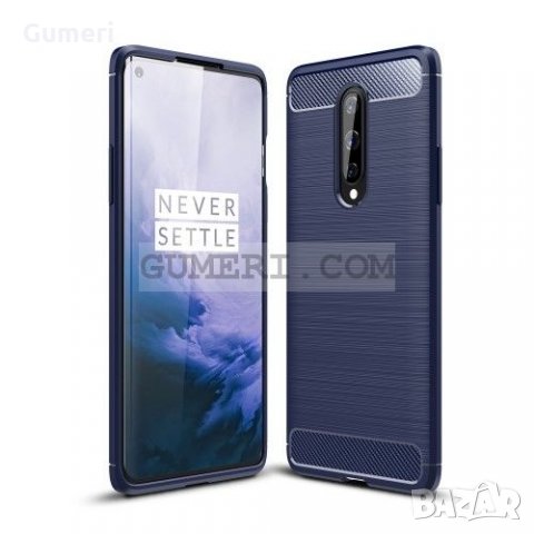 OnePlus 8 - Противоударен Силиконов Гръб - Карбон, снимка 12 - Калъфи, кейсове - 34447483