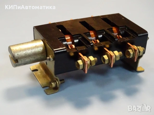 триполюсен ръчен прекъсвач Р16-31320 УЗ 440V-660V AC 100A, снимка 2 - Резервни части за машини - 50909337