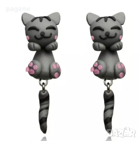 Обеци с животинки , снимка 9 - Обеци - 49153186