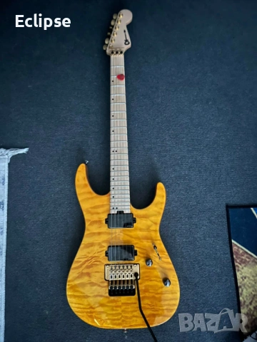 Charvel Pro-Mod DK24 HH FR M Mahogany with Quilt Maple,Made in Mexico