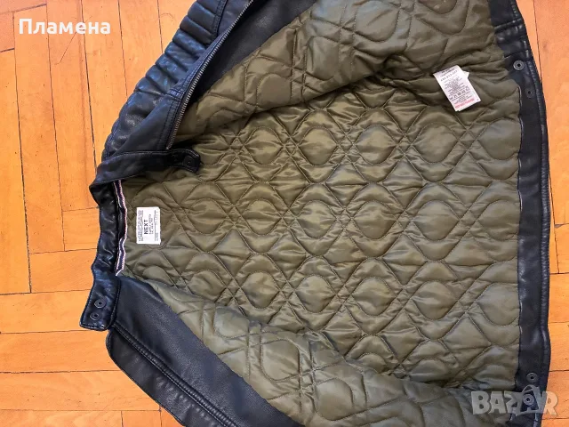 Кожено яке Next 10 години, ръст 140 см, снимка 3 - Детски якета и елеци - 56451342