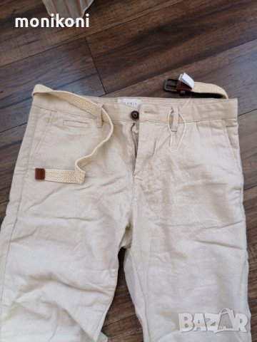 Елегантен ленен дамски панталон Esprit, снимка 2 - Панталони - 33748668