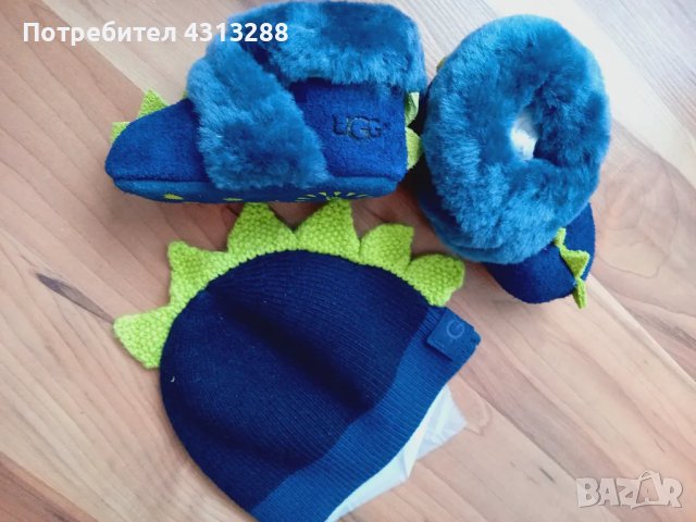 UGG 12-18m комплект, снимка 9 - Бебешки шапки - 48179648
