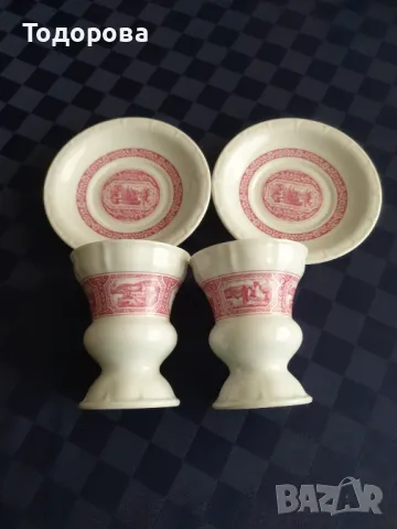 Комплект порцеланови чаши за Rüdesheimer Kaffee -Heinrich , снимка 6 - Сервизи - 49245938