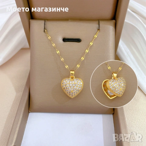 Дамско колие от медицинска стомана - различни модели, снимка 6 - Колиета, медальони, синджири - 53110669