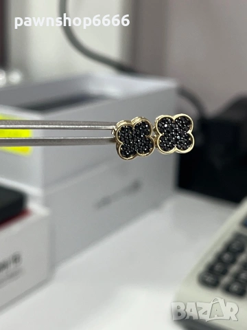 Златни обеци 14 карата 2,89 грама , снимка 4 - Обеци - 53256465